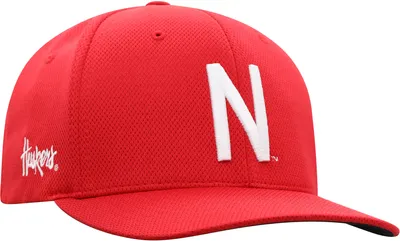 Top of the World Men's Nebraska Cornhuskers Scarlet Reflex Stretch Fit Hat