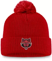 Top of the World Arkansas State Red Wolves Scarlet Cuffed Pom Knit Beanie