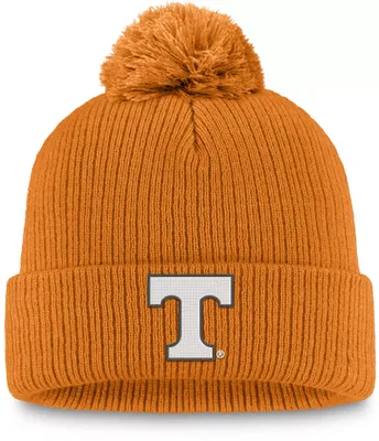 Top of the World Tennessee Volunteers Tennessee Orange Cuffed Pom Knit Beanie