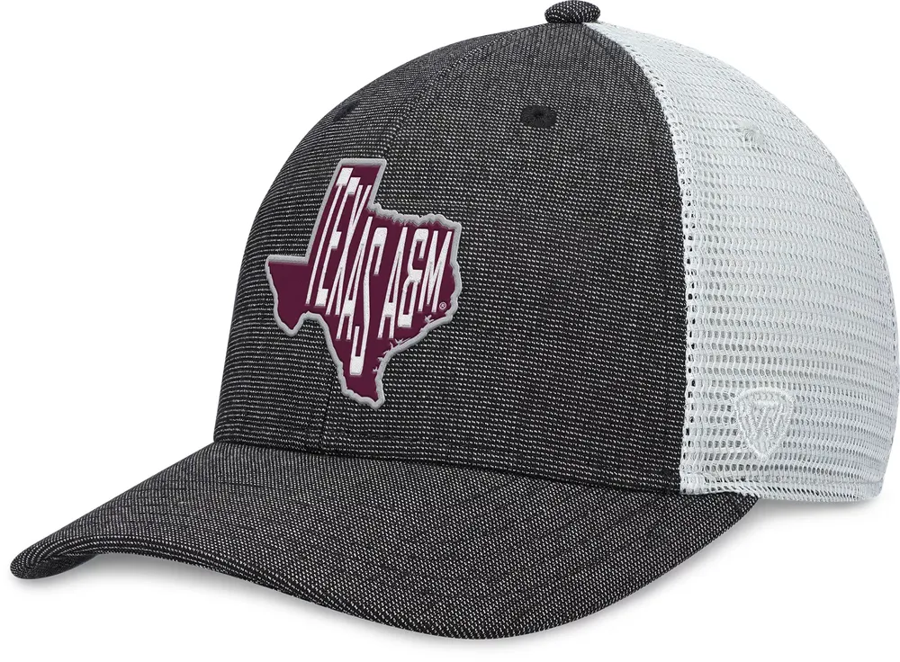 Top of the World Men's Texas A&M Aggies Grey Roots Adjustable Hat