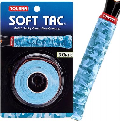 Tourna Soft Tac Blue Camo Tacky Overgrip