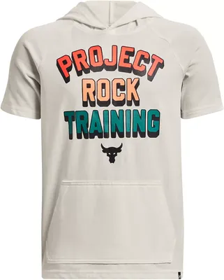 Under Armour Kids' Project Rock Short Sleeve Hoody