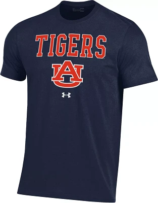 Under Armour Men's Auburn Tigers Navy Performance Cotton T-Shirt