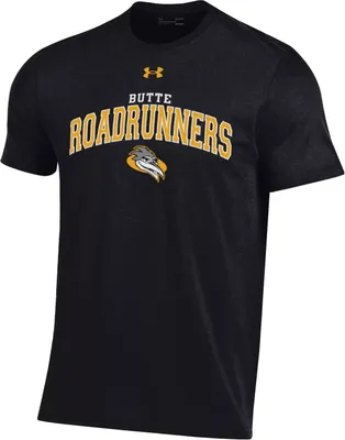 Under Armour Men's Butte College Roadrunners Black Performance Cotton T-Shirt