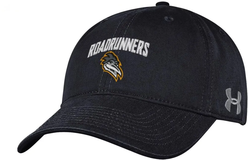 Dick's Sporting Goods Under Armour Men's Butte College Roadrunners Black  Washed Performance Cotton Adjustable Hat