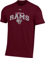 Under Armour Men's Fordham Rams Maroon Performance Cotton T-Shirt