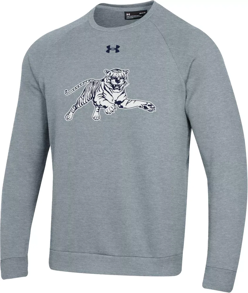 Under Armour Men's Jackson State Tigers Grey All Day Crewneck Sweatshirt