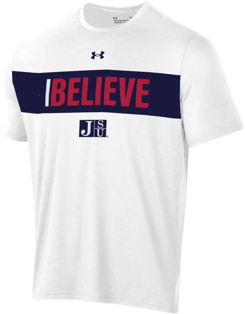 Under Armour Men's Jackson State Tigers White Gameday T-Shirt