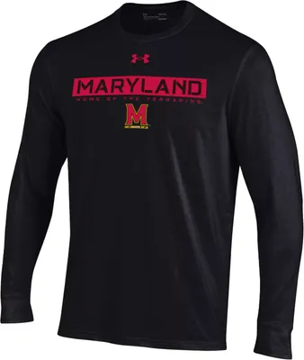 Under Armour Men's Maryland Terrapins Performance Cotton Longsleeve T-Shirt