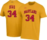 Under Armour Men's Maryland Terrapins Gold Len Bias #34 T-Shirt