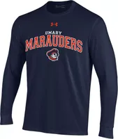 Under Armour Men's Mary Marauders Blue Performance Cotton Longsleeve T-Shirt