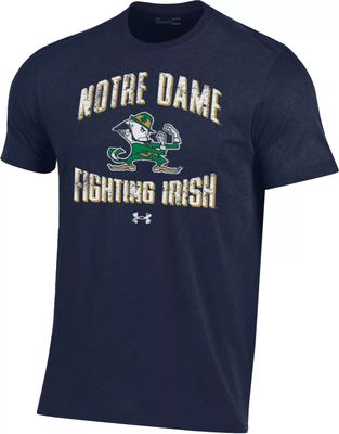 Youth Under Armour #1 White Notre Dame Fighting Irish Replica Football  Jersey