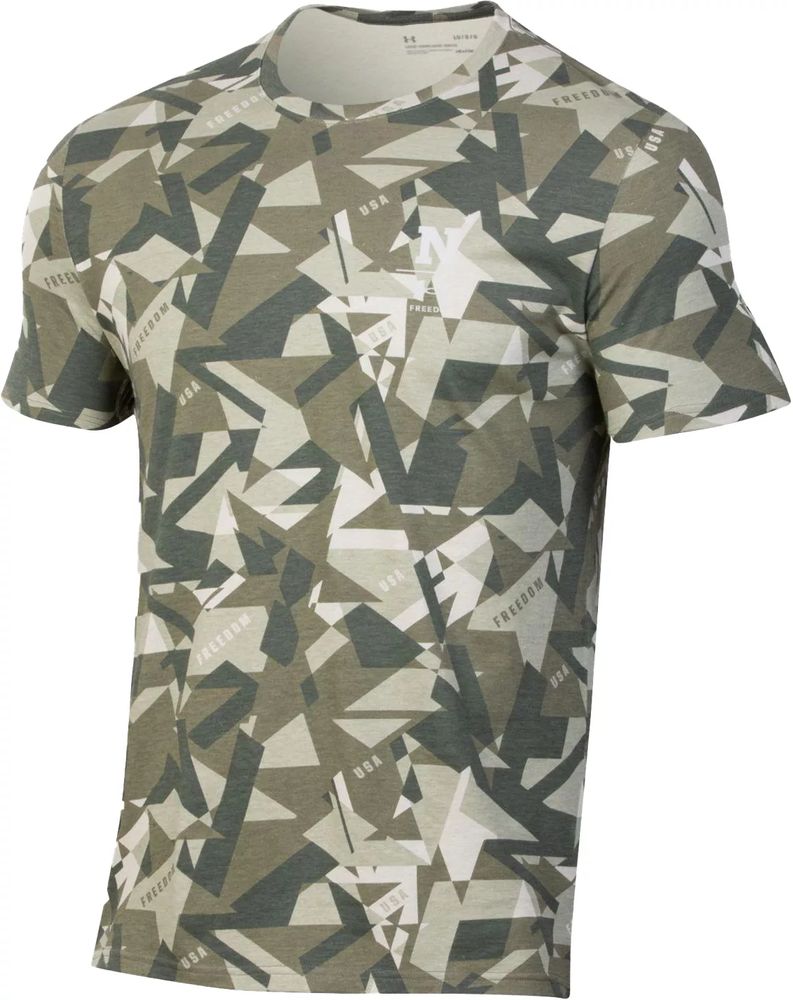 Women's Under Armour Camo Navy Midshipmen T-Shirt Size: Small