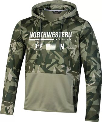 Men's Under Armour Olive Northwestern Wildcats Military