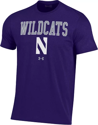 Under Armour Men's Northwestern Wildcats Purple Performance Cotton T-Shirt