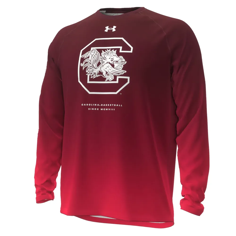 UNDER ARMOUR LONG Sleeve T Shirt South Carolina Gamecocks Mens