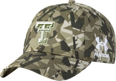 Under Armour Men's Texas Tech Red Raiders Camo Freedom Adjustable Hat