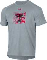 Under Armour Men's Texas Tech Red Raiders Grey Tech Performance T-Shirt