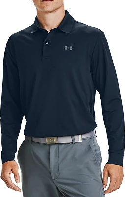 Under Armour Men's Performance Textured Long Sleeve Golf Polo