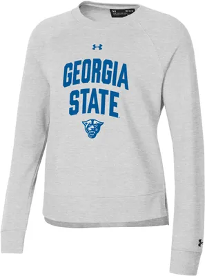 Under Armour Women's Georgia State  Panthers Silver All Day Crewneck Sweatshirt