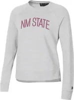 Under Armour Women's New Mexico State Aggies Silver All Day Crewneck Sweatshirt