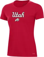 Under Armour Women's Utah Utes Red All Day T-Shirt