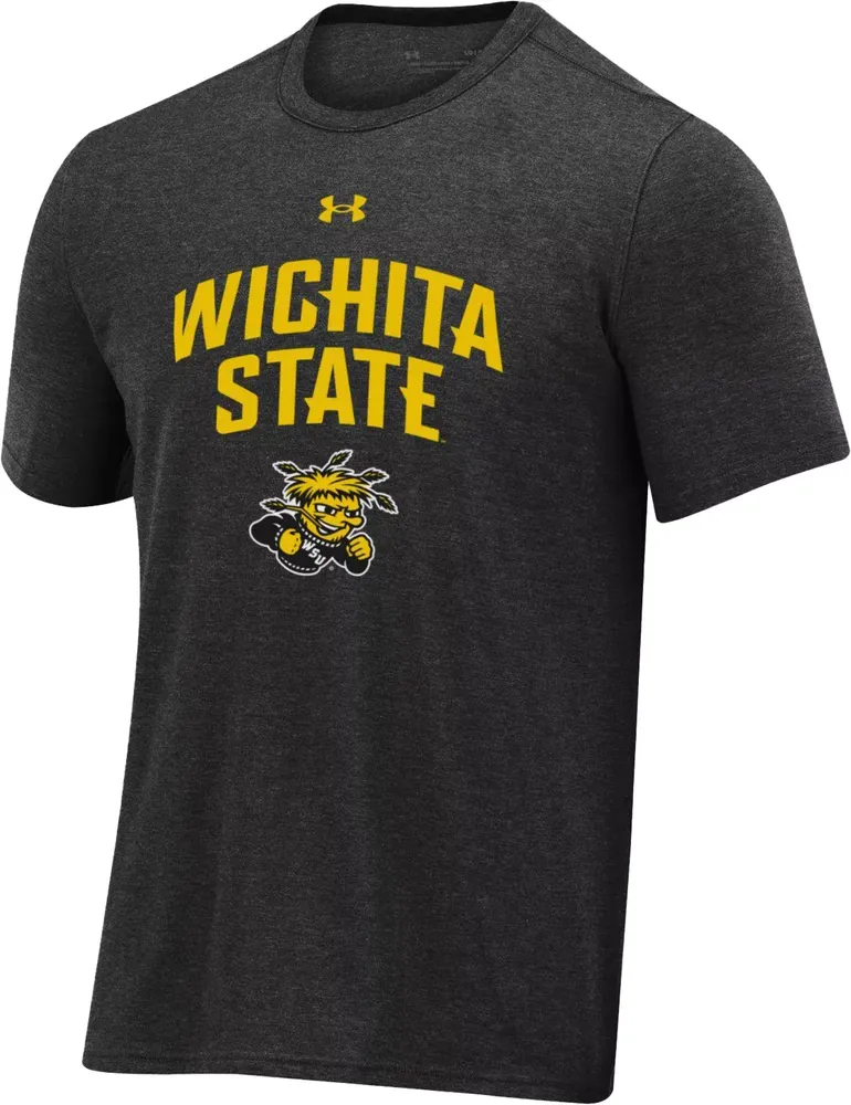 Under Armour Women's Wichita State Shockers Black Heather All Day T-Shirt