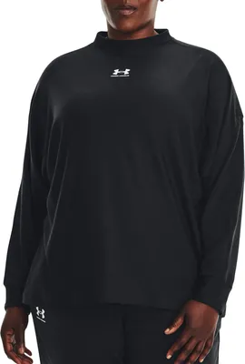 Under Armour Women's Rival Terry Oversized Plus Crewneck Sweatshirt