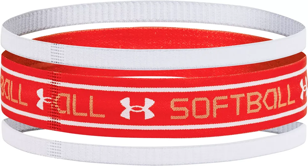 Under Armour Softball Headbands - 3 Pack