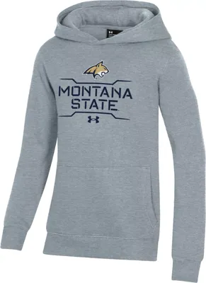 Under Armour Youth Montana State Bobcats Grey All Day Fleece Hoodie