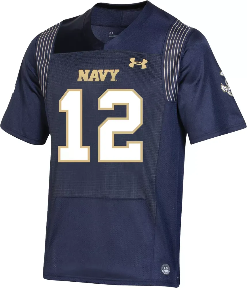 Under Armour Youth Navy Midshipmen #12 Navy Replica Football Jersey