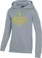 Under Armour Youth Southern University Jaguars Grey All Day Fleece Hoodie