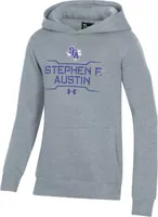 Under Armour Youth Stephen F. Austin Lumberjacks Grey All Day Fleece Hoodie