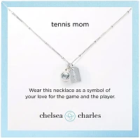 Chelsea Charles Tennis Mom Double Charm Necklace