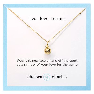 Chelsea Charles Tennis Ball Charm Necklace