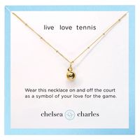 Chelsea Charles Tennis Ball Charm Necklace