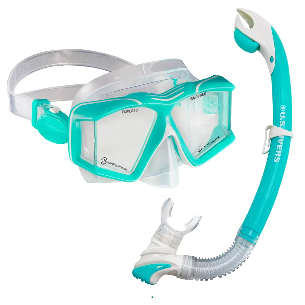 U.S. Divers Sideview II Mask and Astro Snorkel Combo