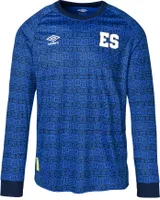 Umbro El Salvador 2023 Blue Long Sleeve Prematch Jersey