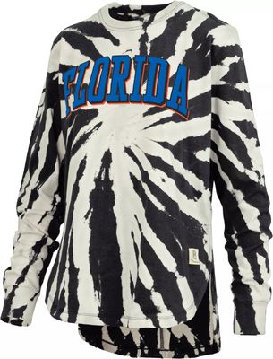 Pressbox Women's Florida Gators Black Tiedye Longsleeve T-Shirt