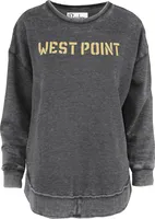 Pressbox Women's Army West Point Black Knights Coastal Arch Crew Pullover Sweatshirt