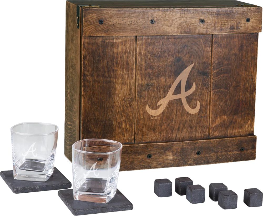 Picnic Time Denver Broncos Whiskey Box Gift Set