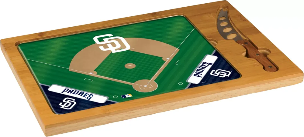 Picnic Time San Diego Padres Glass Top Cutting Board Set