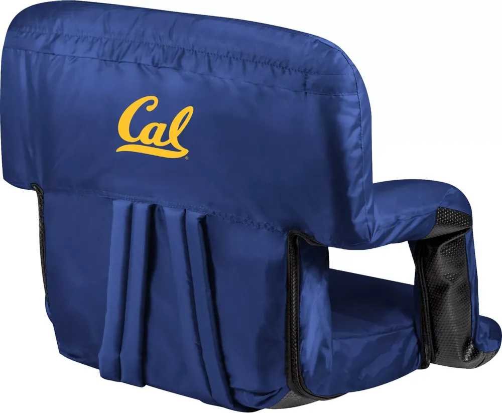 Picnic Time Cal Golden Bears Ventura Reclining Portable Stadium Seat