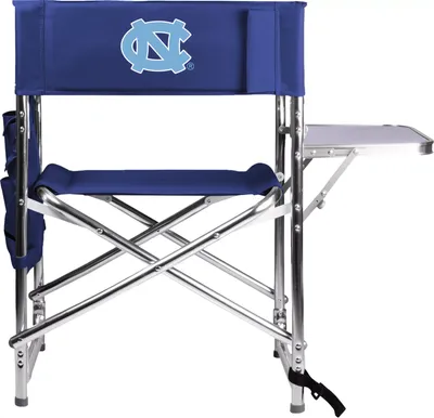 Picnic Time North Carolina Tar Heels Sports Chair with Side Table