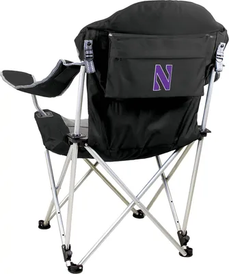Picnic Time Northwestern Wildcats Reclining Camp Chair