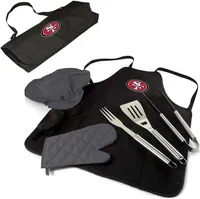 Picnic Time San Francisco 49ers Apron Tote Pro Grill Set