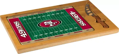 Picnic Time San Francisco 49ers Glass Top Cutting Board Set