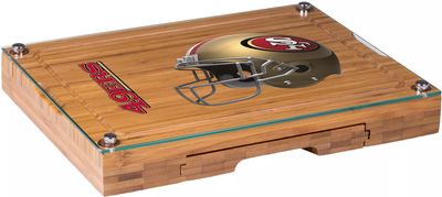 Picnic Time San Francisco 49ers Glass Top Cheese Board and Knife Set