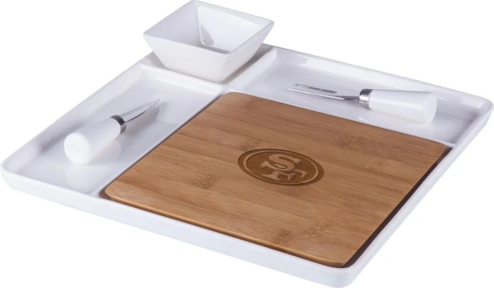 Picnic Time San Francisco 49ers Peninsula Cutting Board and Serving Tray