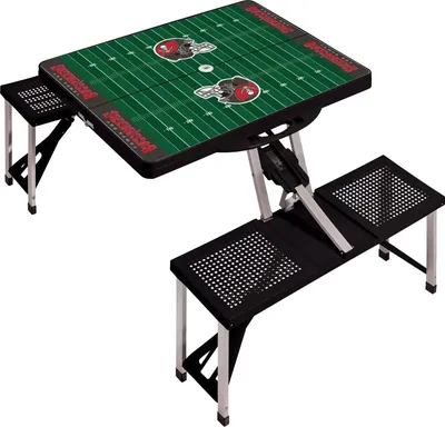 Picnic Time Tampa Bay Buccaneers Folding Picnic Table with Seats